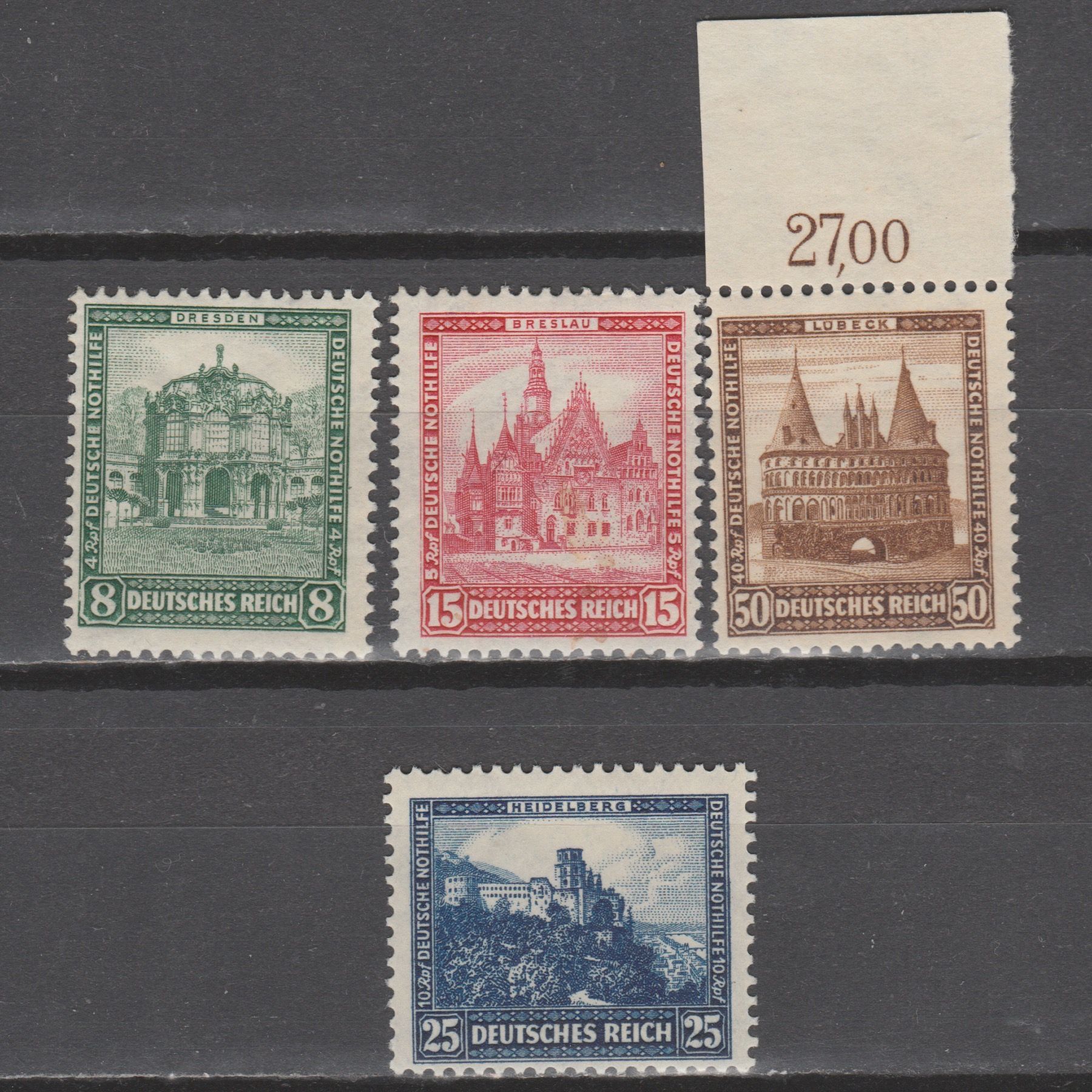 Duitsland 1931 459-462 Nothilfe