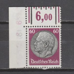 Duitsland 1933 493 W OR Hindenburg hoekstuk