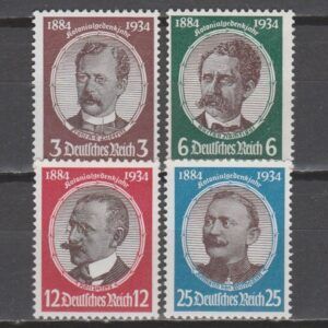 Duitsland 1934 540-543 Kolonialforscher