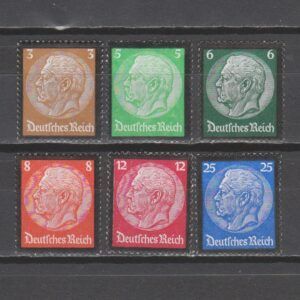 Duitsland 1934 548-553 Dood van Hindenburg