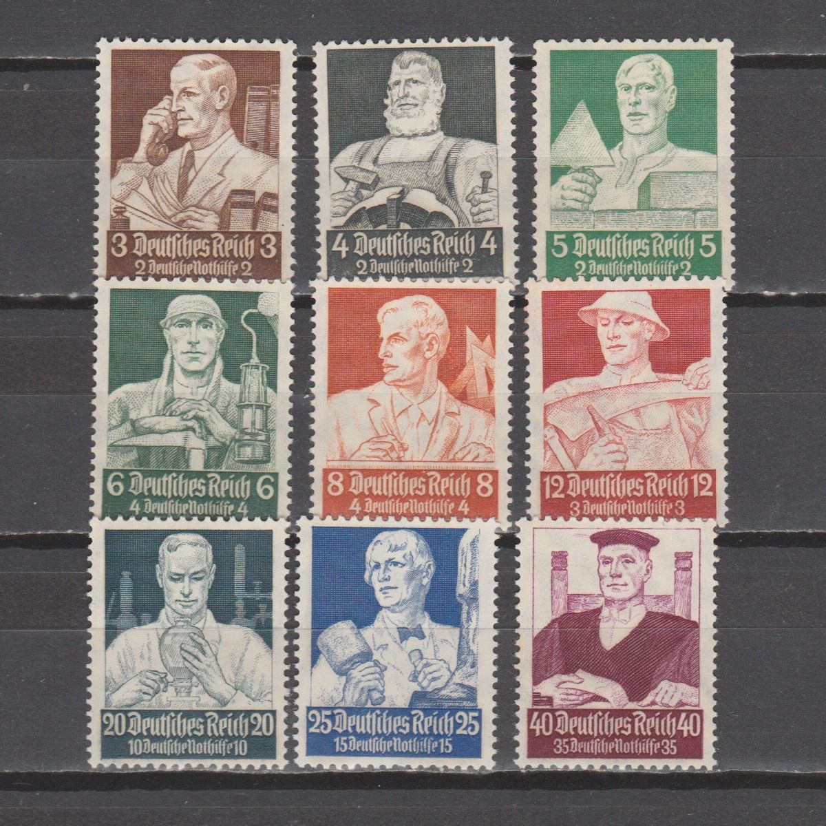 Duitsland 1934 556-564 Nothilfe