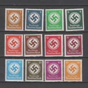Duitsland 1934 Dienst 132-143