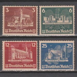 Duitsland 1935 576-579 Ostropa met originele gom