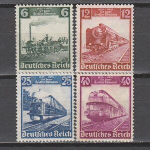Duitsland 1935 580-583 100 Jahre Eisenbahn