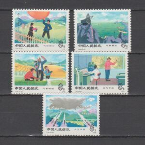 China 1978 1394-1398 Meteorologische Dienst