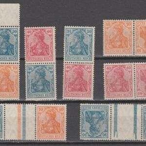 Duitsland 1921 Germania Zusammedrucke