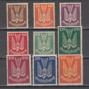 Duitsland 1922 210-218 Luchtpost