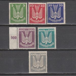 Duitsland 1924 344-350 Luchtpost (348-350 gekeurd)