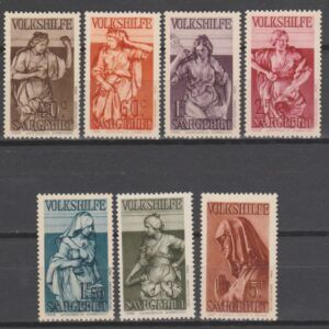 Duitsland 1934 Saargebiet 171-177 Volkshilfe