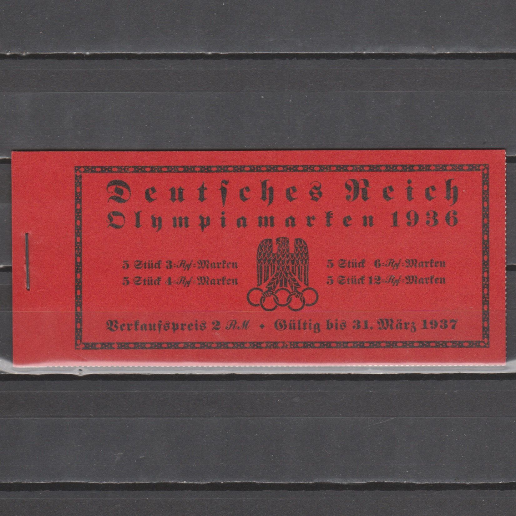 Duitsland 1936 MH 42.1 Olypische Spielen