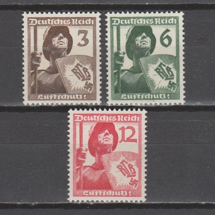 Duitsland 1937 643-645 Luftschutz