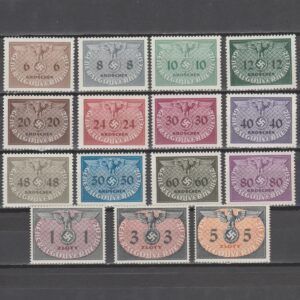 Duitsland 1940 Generalgouvenernement 1-15 Dienst