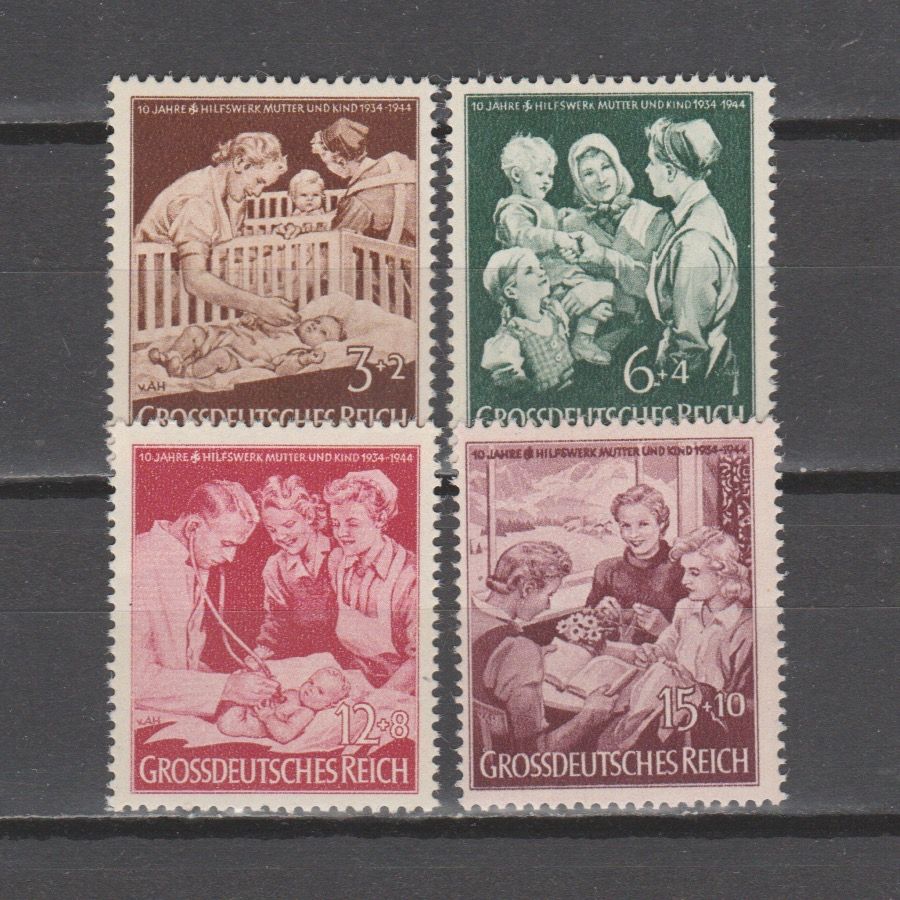 Duitsland 1944 869-872 Hilfswerk Muter und Kind