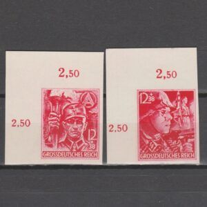 Duitsland 1945 909-910 U SA & SS ongetand