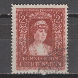 Liechtenstein 1933 140 Vostin Elise gestempeld