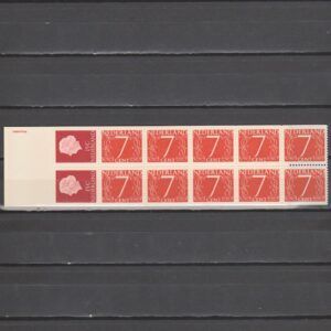 Nederland 1964 PB 1MZ met registerstreep rood